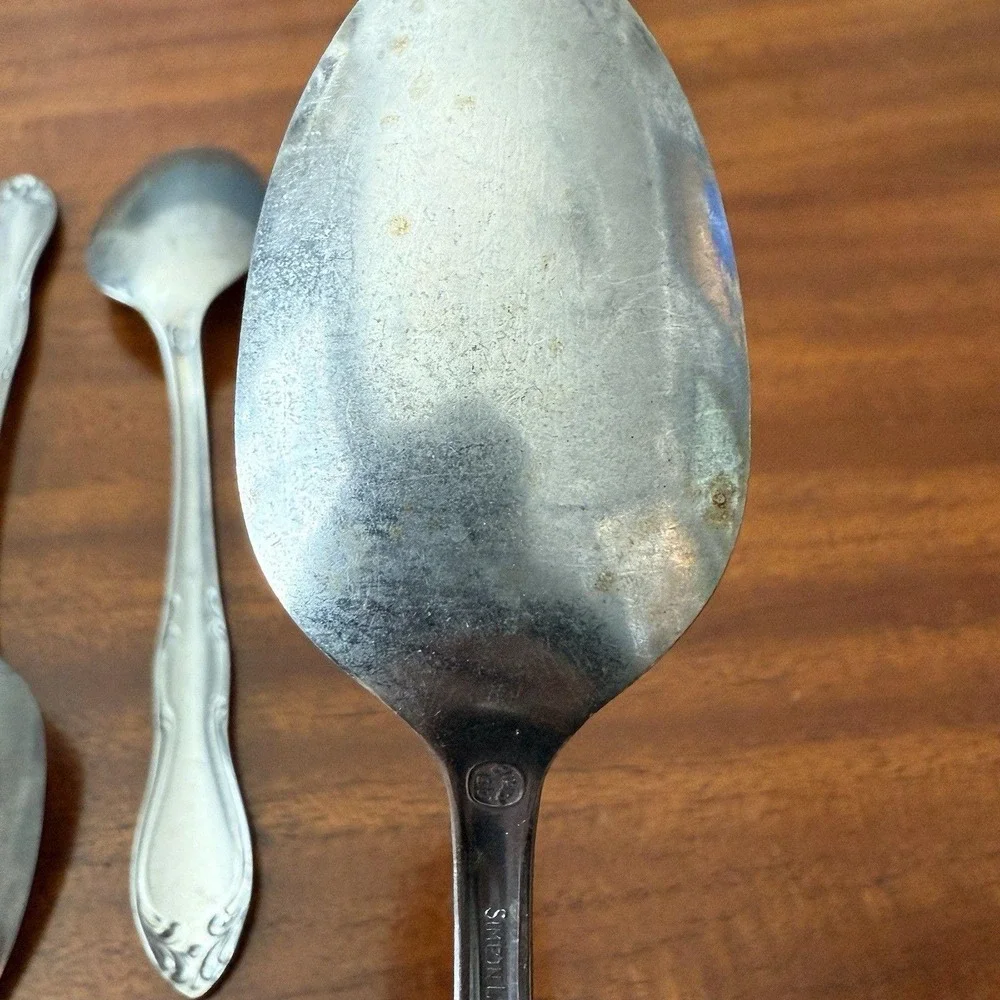 Oneida HOMESTEAD Teaspoons Simeon & George H Rogers Stainless Flatware 10 Piece